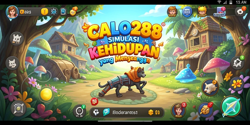 Menampilkan gameplay CALO288 yang interaktif dan menarik.