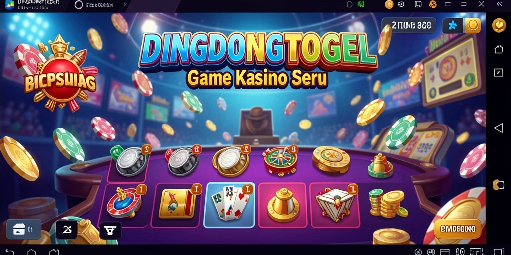 Tampilan gameplay seru DINGDONGTOGEL dengan berbagai pilihan permainan Kasino.
