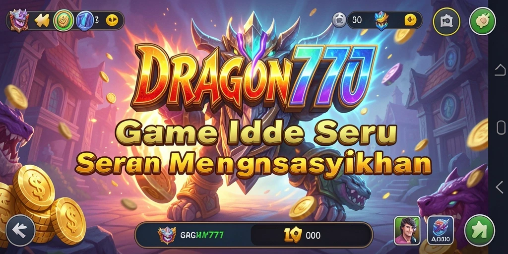 Tampilan gameplay DRAGON777 yang menarik dan penuh warna.