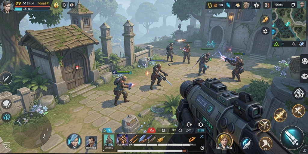 Tampilan gameplay seru dari DY01 dengan elemen strategi yang mendalam.
