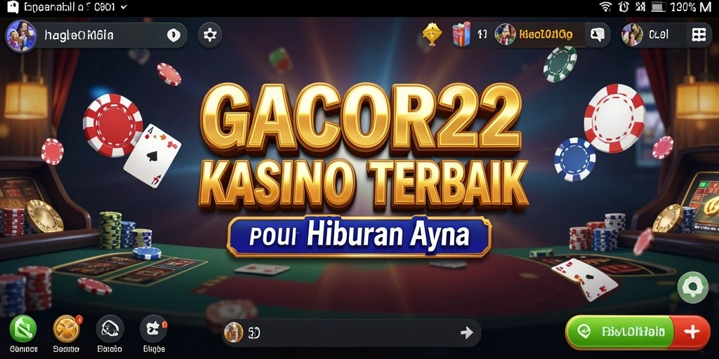 Screenshot gameplay GACOR22 menampilkan aksi seru permainan Kasino.