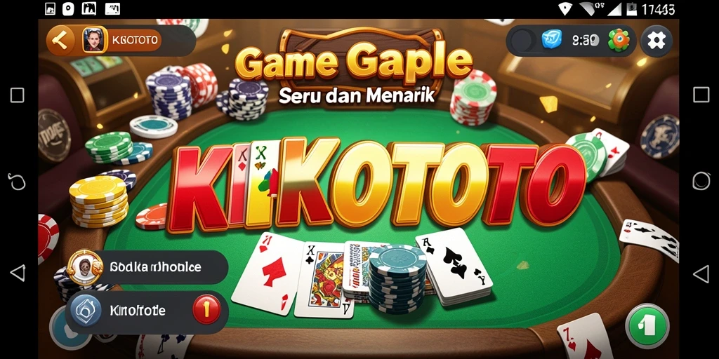 Tampilan gameplay seru KIKOTOTO dengan teman-teman.