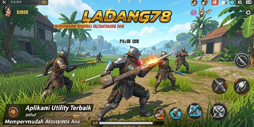 Tangkapan layar LADANG78 menampilkan antarmuka aplikasi Utility yang intuitif.