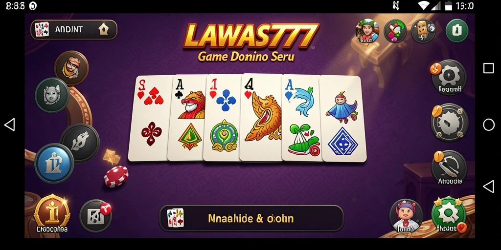 Tampilan gameplay Domino yang menarik di LAWAS777.