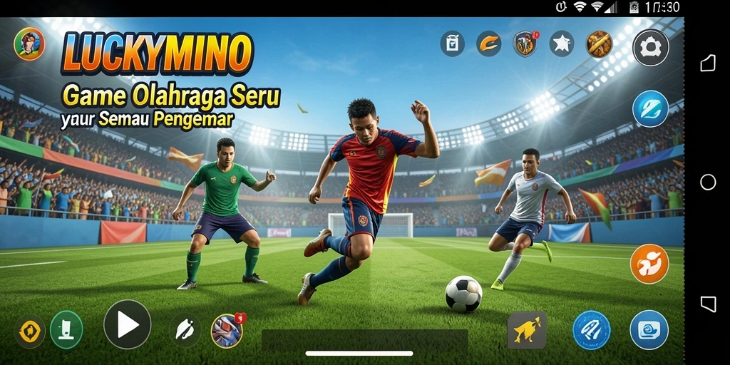 Bermain LUCKYMINO dengan gameplay olahraga yang seru.