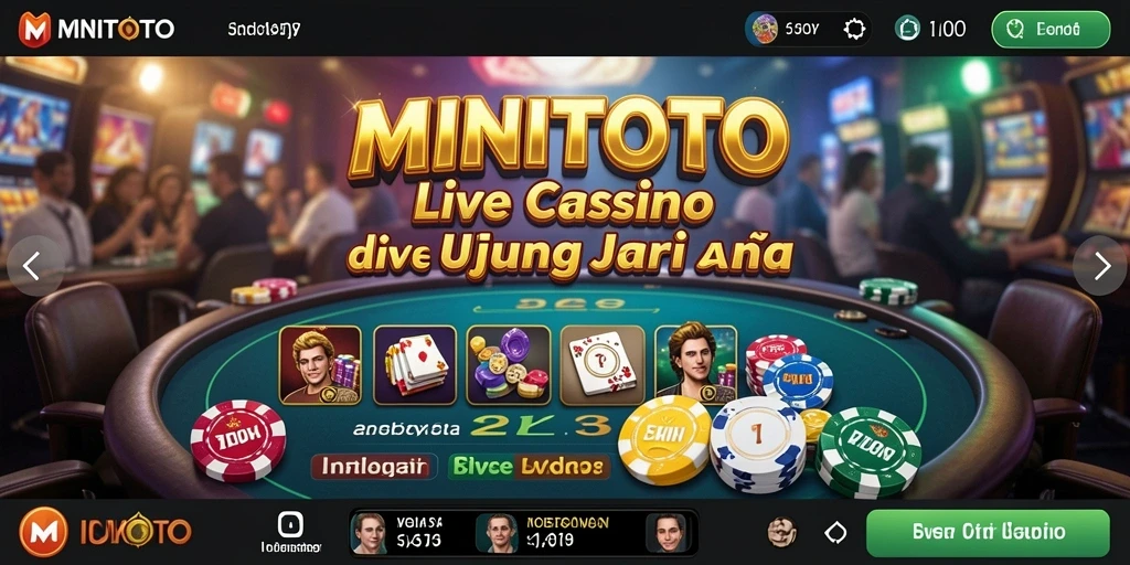 Gambaran gameplay seru dari MINITOTO dengan dealer langsung.