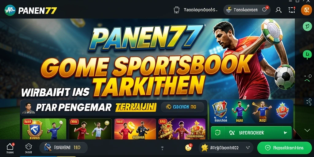 Tampilan menarik dari gameplay Sportsbook di PANEN77.