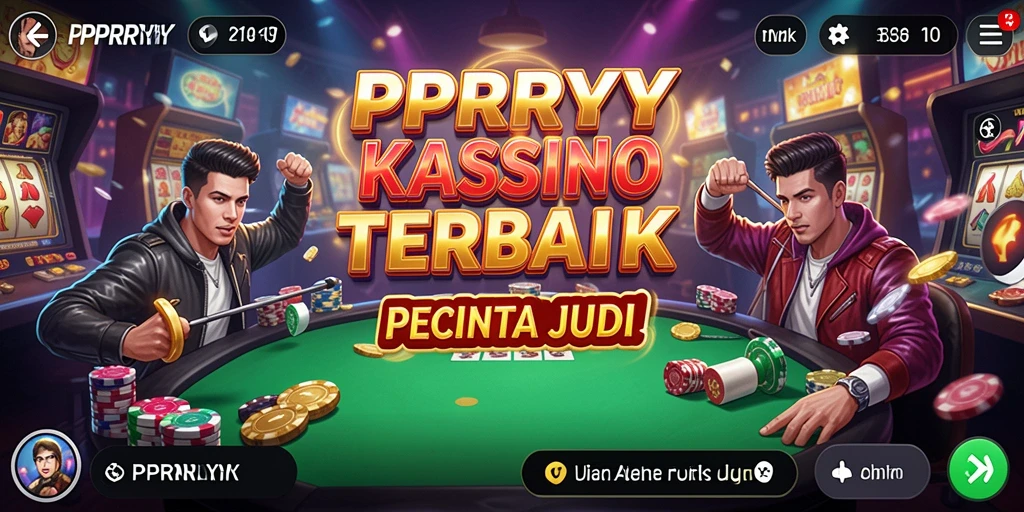 Tampilan gameplay menarik di PPRRYY dengan berbagai permainan kasino.