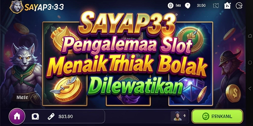 Tampilan menarik dari gameplay Slot SAYAP33 yang seru.